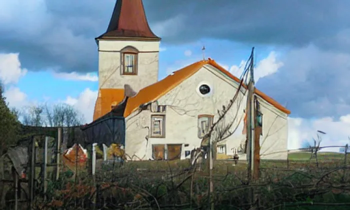 kostel svatého Petra a Pavla (Rozhovice) – autumn