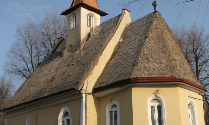kostel svatého Petra a Pavla (Stav) – winter