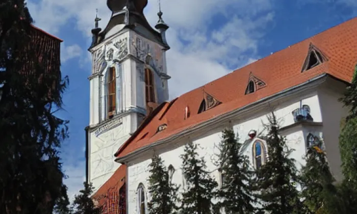 kostel svatého Petra a Pavla (Tasov) – winter