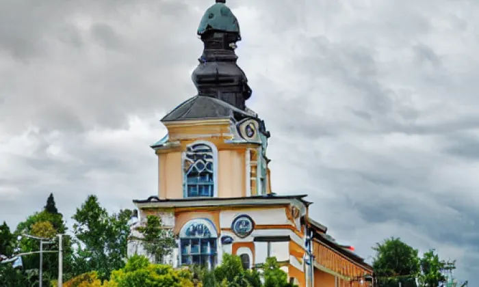 Kostel svatého Petra a Pavla ve Varnsdorfu – autumn