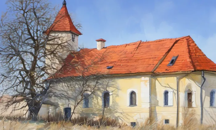 Kostel svatého Prokopa (Žiželice) – summer