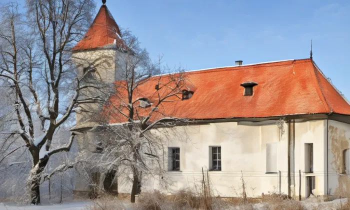 Kostel svatého Prokopa (Žiželice) – winter
