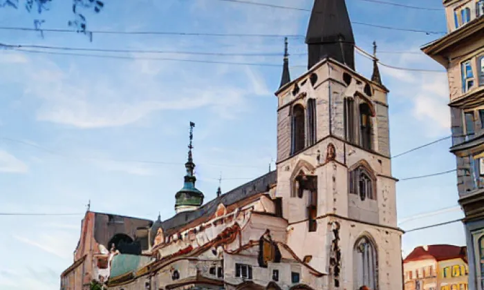 Kostel svatého Prokopa (Žižkov) – summer