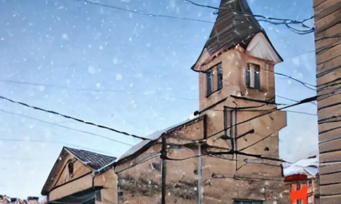 Kostel svatého Prokopa (Žižkov) – winter