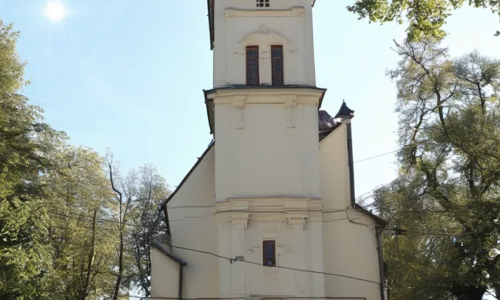 Kostel svatého Prokopa (Braník) – noc