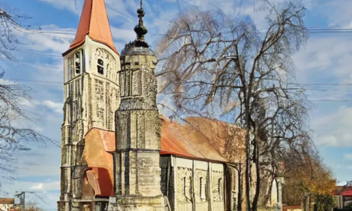 kostel svatého Prokopa (Hořiněves) – winter