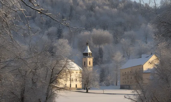 Kostel svatého Prokopa (Jablonec nad Jizerou) – winter