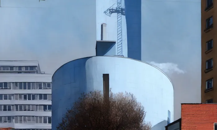 Kostel svatého Prokopa (Praha) – akvarel