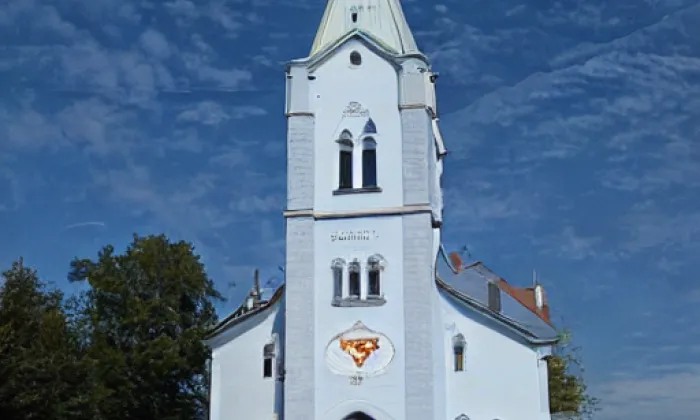 Kostel svatého Prokopa (Stříbrnice) – noc