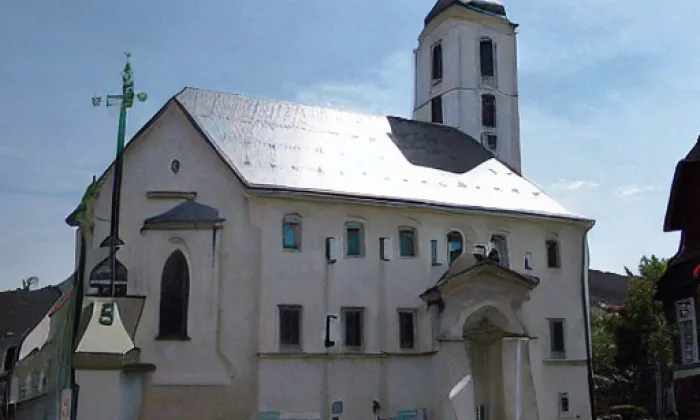 Kostel svatého Rocha (Petrovice) – akvarel