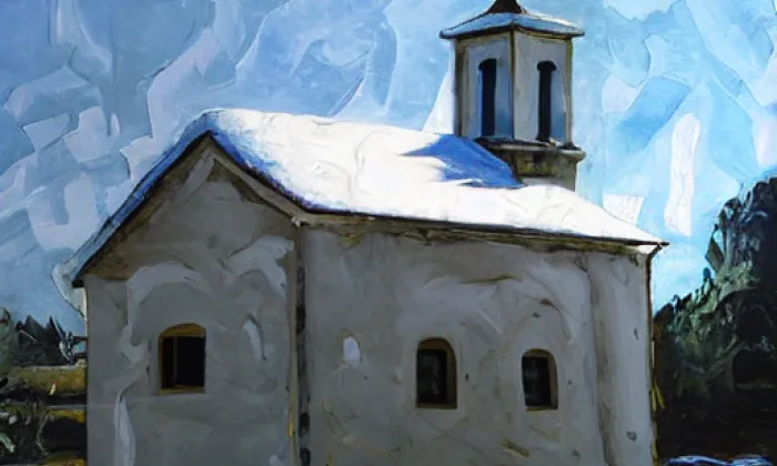Kostel svatého Rocha (Petrovice) – winter