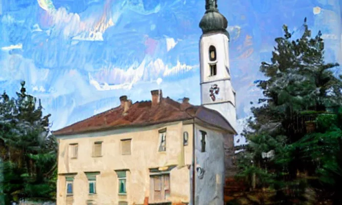Kostel svatého Stanislava (Pitín) – summer