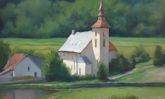 kostel svatého Tomáše (Domašov) – spring