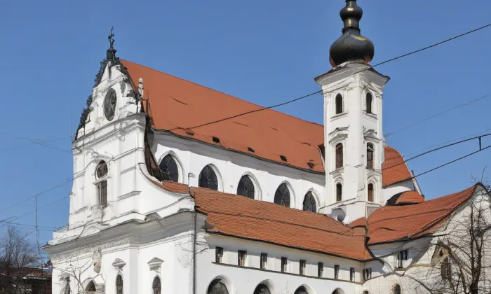 kostel svatého Tomáše v Brně – winter