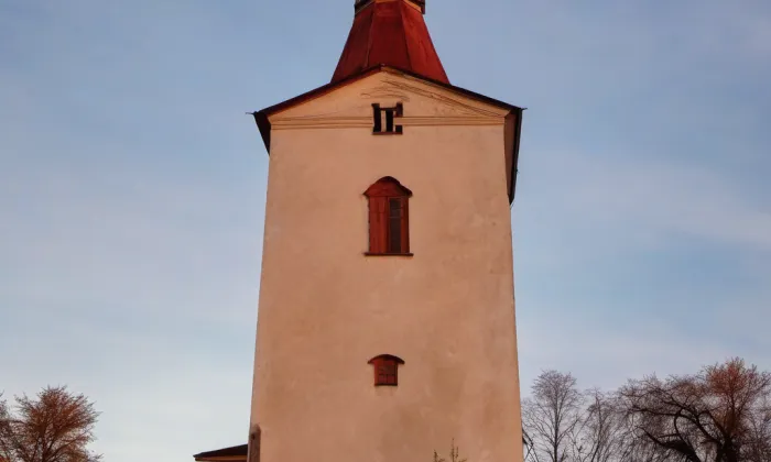 Kostel svatého Václava (Číbuz) – summer