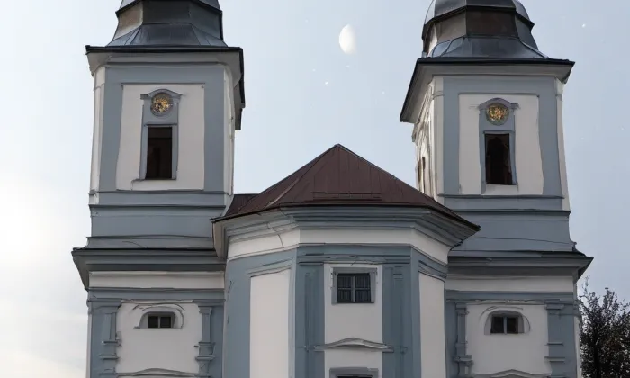 Kostel svatého Václava (Žamberk) – noc