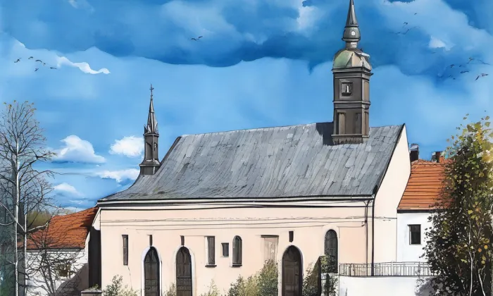 Kostel svatého Václava (České Budějovice 3) – autumn