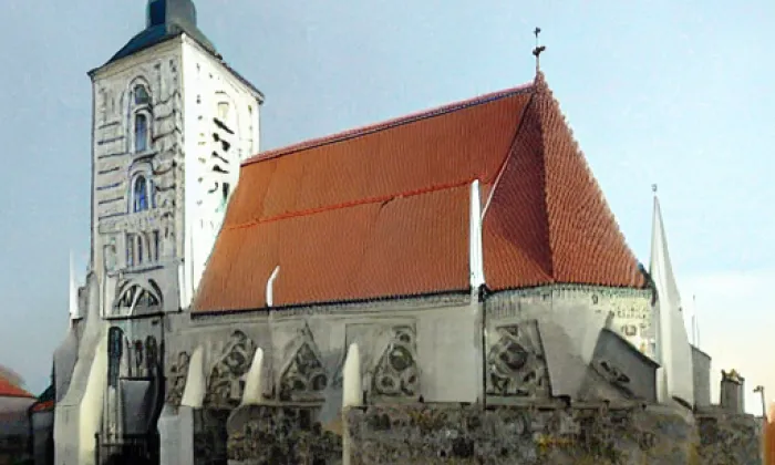 kostel svatého Václava (Bukovník) – noc