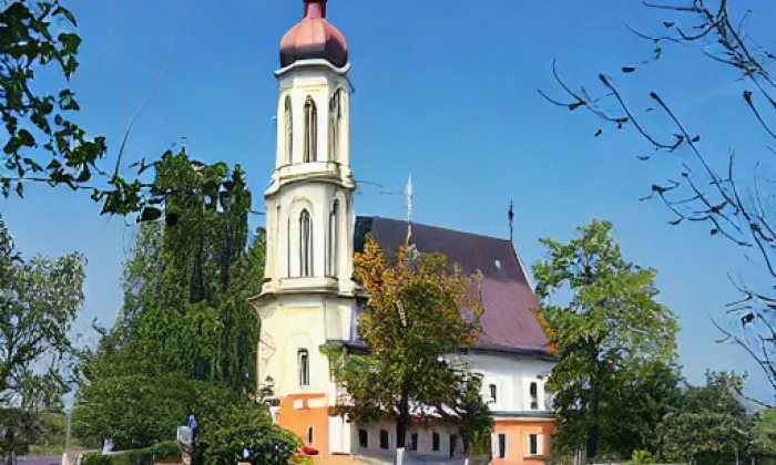 Kostel svatého Václava (Hulín) – akvarel