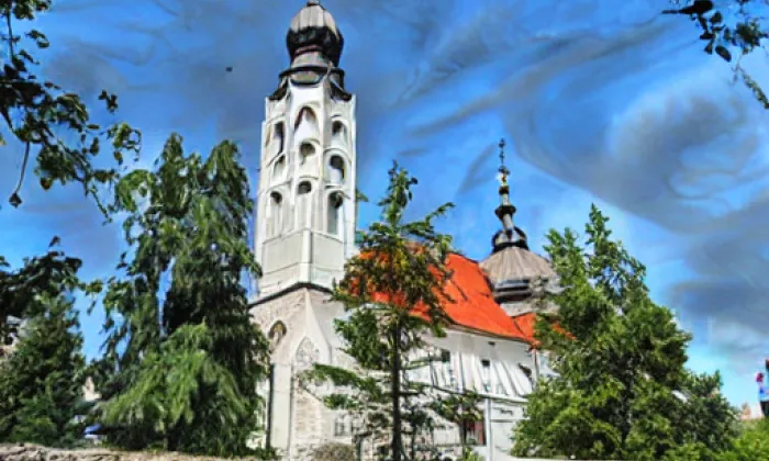 Kostel svatého Václava (Hulín) – winter