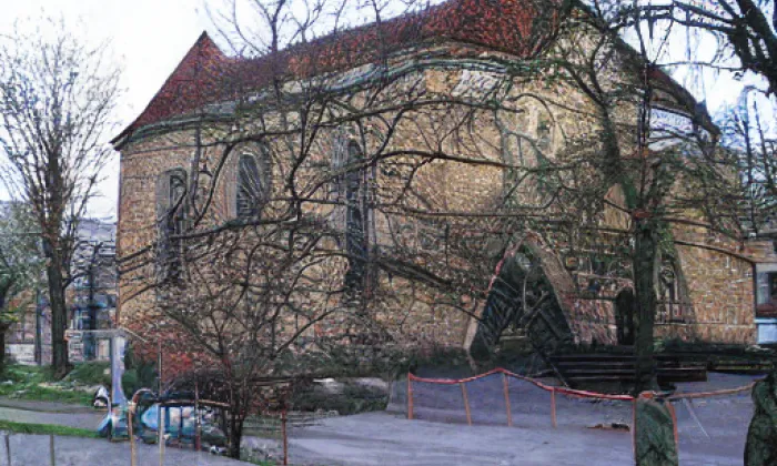 kostel svatého Václava (Jezbořice) – noc