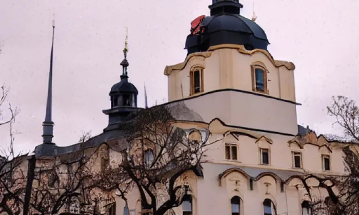 Kostel svatého Václava (Malá Bukovina) – akvarel