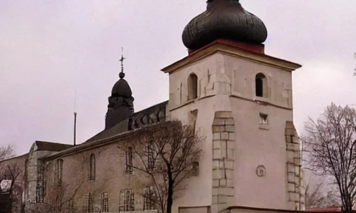 Kostel svatého Václava (Malá Bukovina) – noc
