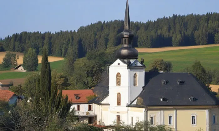 kostel svatého Václava (Radešínská Svratka) – summer