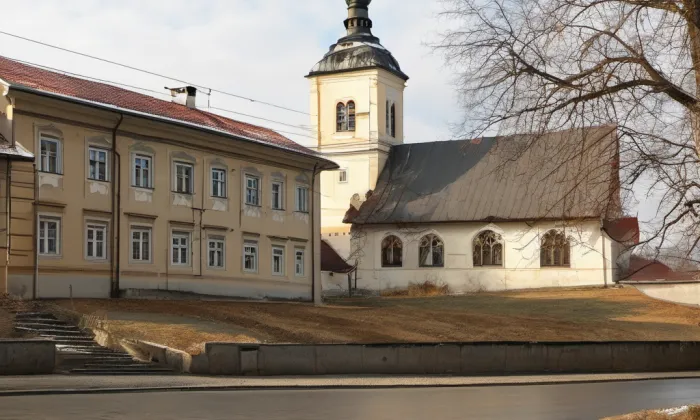 Kostel svatého Václava (Ratboř) – winter