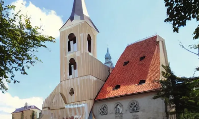 kostel svatého Václava (Staré Ždánice) – noc