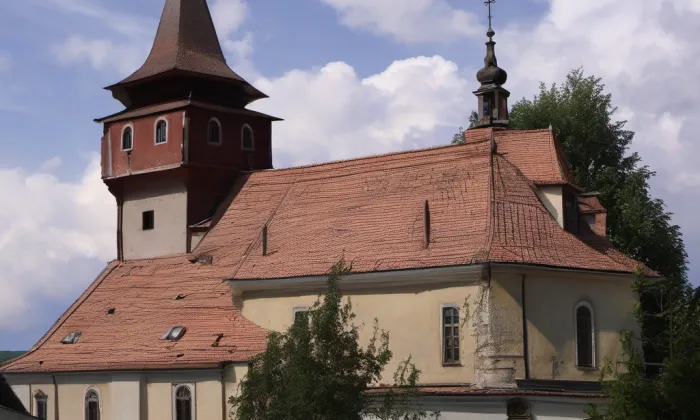 kostel svatého Václava (Světlá nad Sázavou) – noc