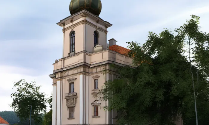Kostel svatého Václava a Blažeje – summer
