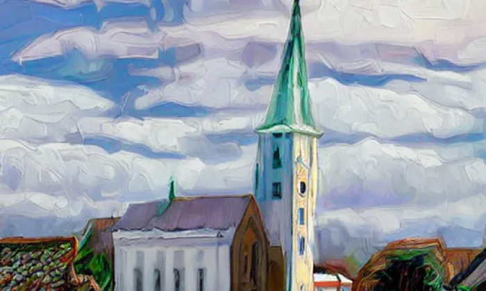 Kostel svatého Václava a svaté Anežky České – spring