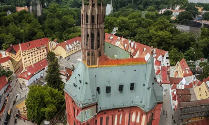 Kostel svatého Václava v Lokti – spring