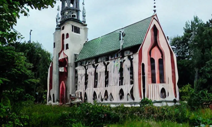 Kostel svatého Víta (Horní Paseka) – noc