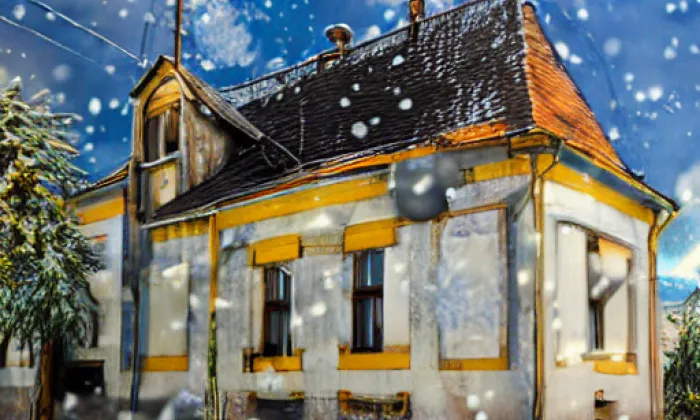 Kostel svatého Víta (Trstěnice) – winter