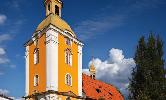 kostel svatého Víta v Kolíně – autumn
