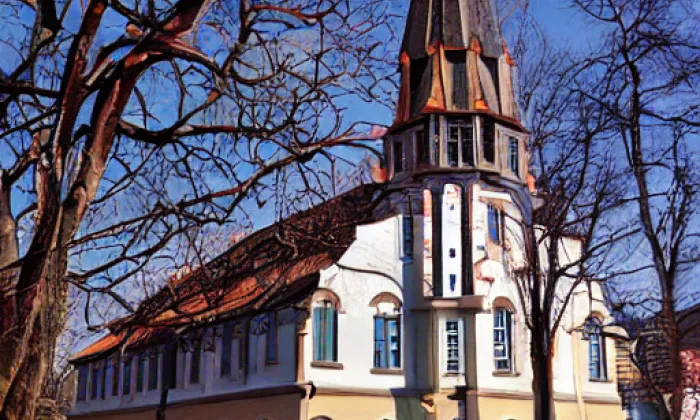 kostel svatého Vavřince (Chrastava I) – winter