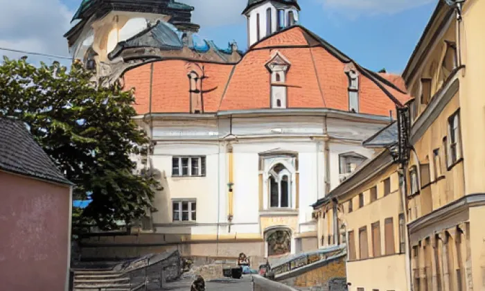 Kostel svatého Vavřince (Dačice I) – summer