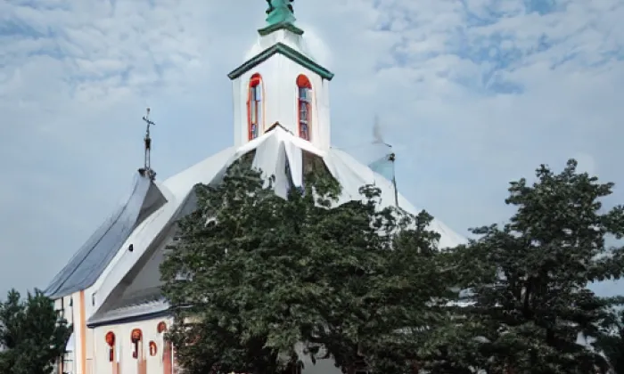 Kostel svatého Vavřince (Horní Blatná) – winter