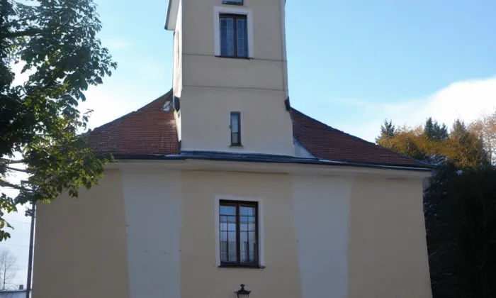 Kostel svatého Vavřince (Krásensko) – winter