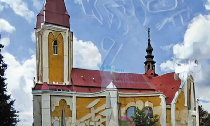 kostel svatého Vavřince (Krasonice) – noc