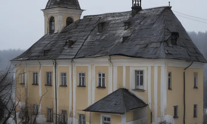 Kostel svatého Vavřince (Nová Hradečná) – winter