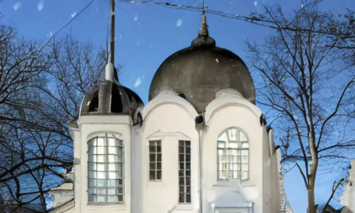 kostel svatého Vavřince (Rynárec) – winter