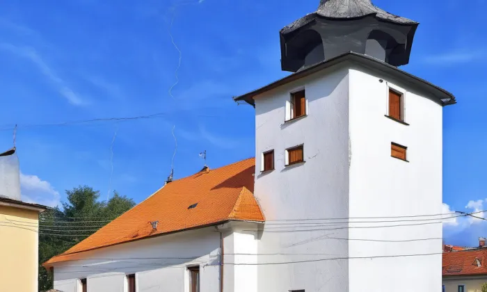 Kostel svatého Vavřince (Třebeň) – autumn