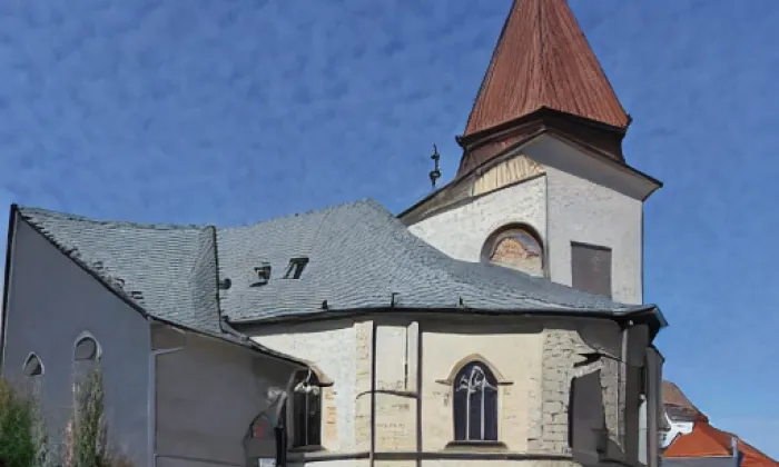 Kostel svatého Vavřince (Teplice nad Metují) – akvarel