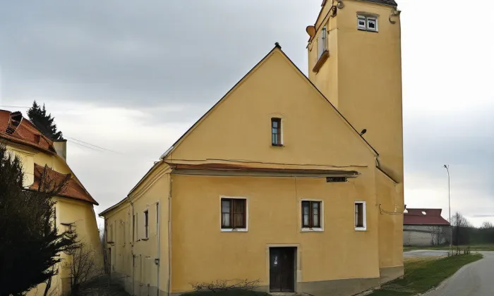 Kostel svatého Vavřince (Zbraslavice) – winter