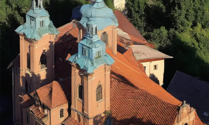 Kostel svatého Vavřince na Petříně – noc