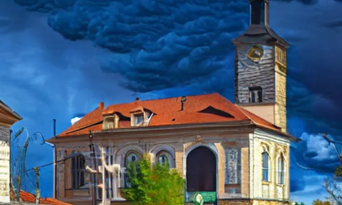 Kostel svatého Vavřince v Jezvém – autumn