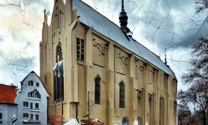 Kostel svatého Vavřince v Mělníku – autumn